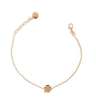 Bracciale Rue Des Mille Micro Anelli E Quadrifoglio - RUE DES MILLE