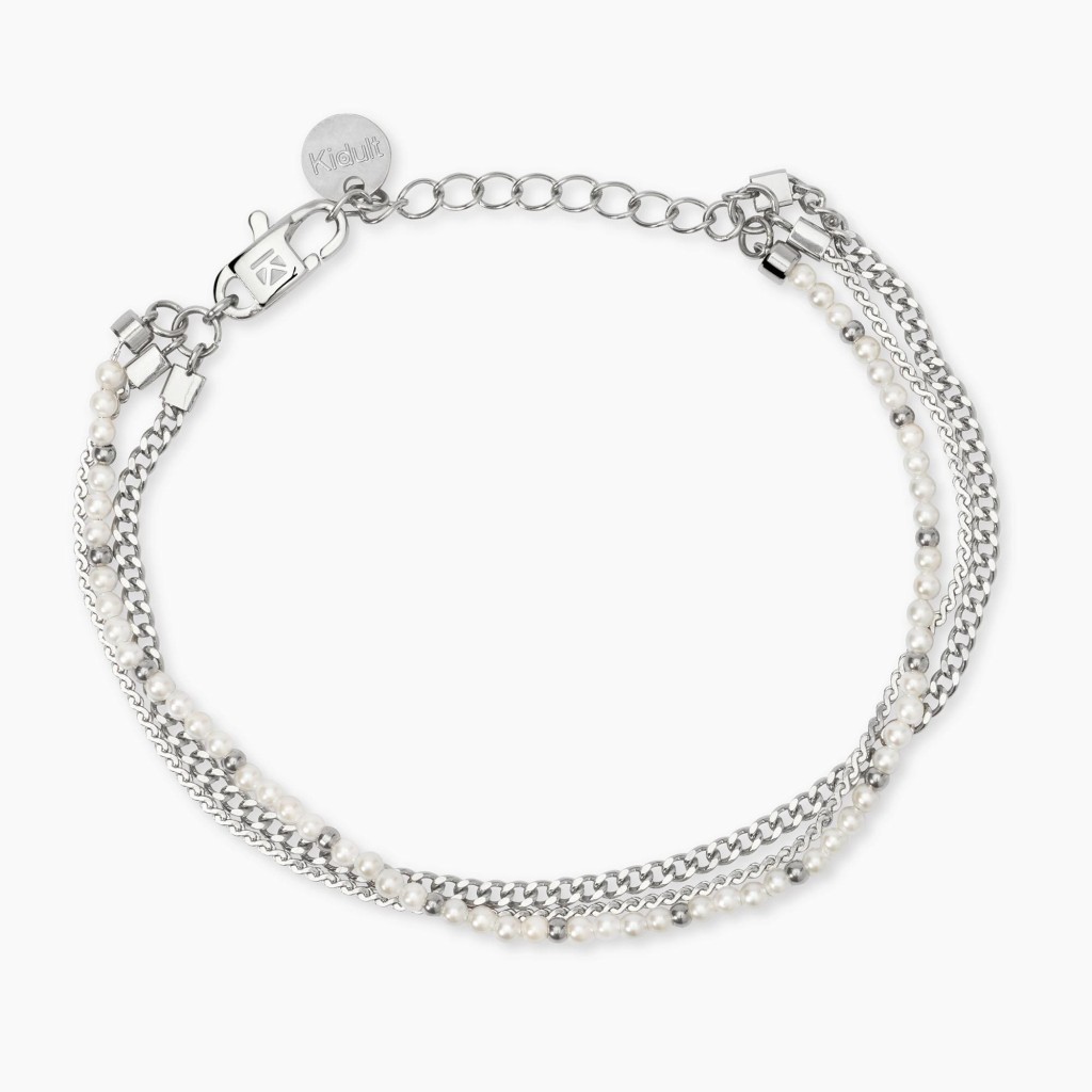 Bracciale con catene e perle conchiglia - KIDULT