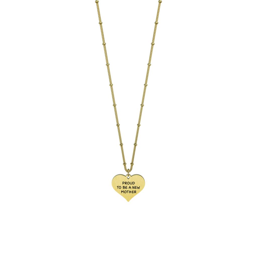 Collana donna Kidult Cuore New Mother Gold - KIDULT