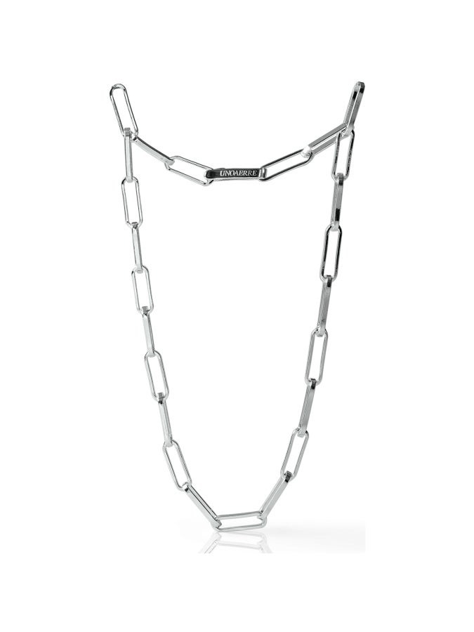 Collana paperclip argentata - UNOAERRE