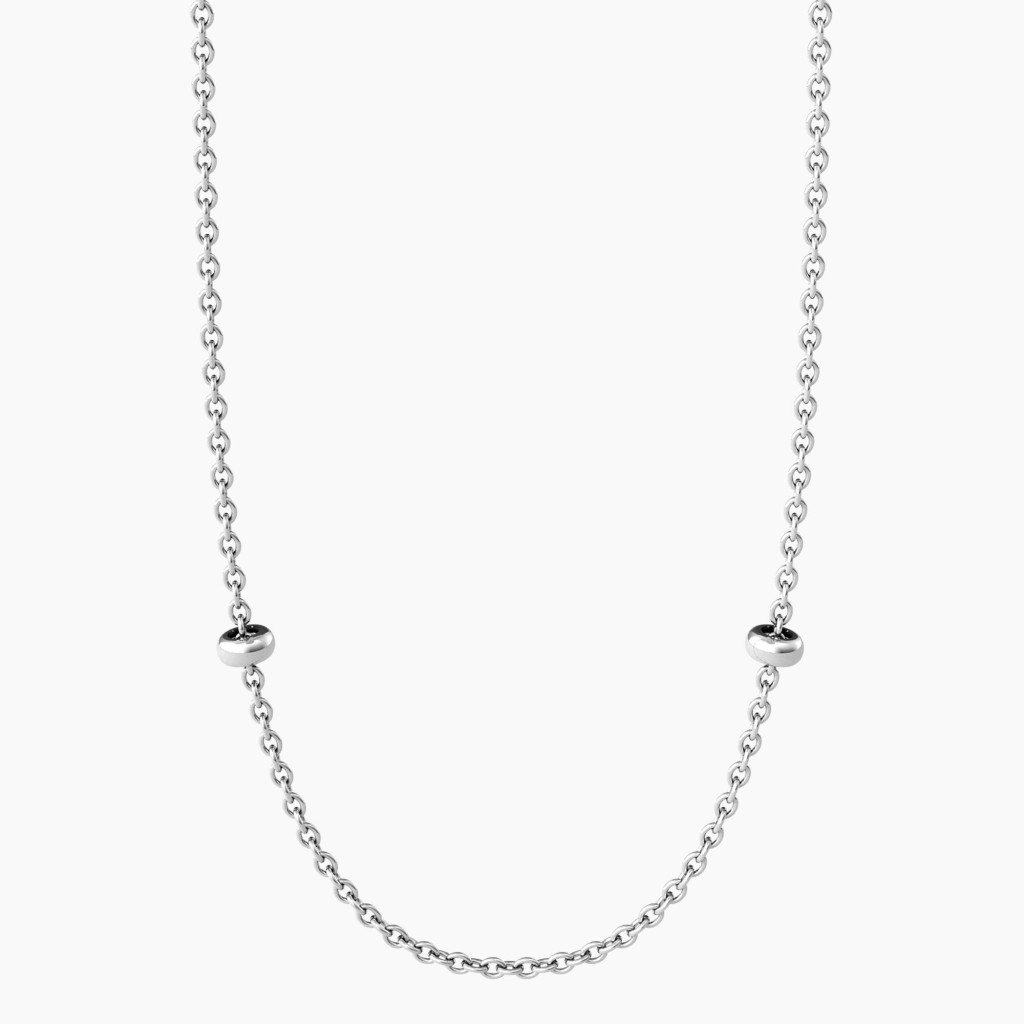Collana in acciaio con catena forzatina - KIDULT COMPONIBILE