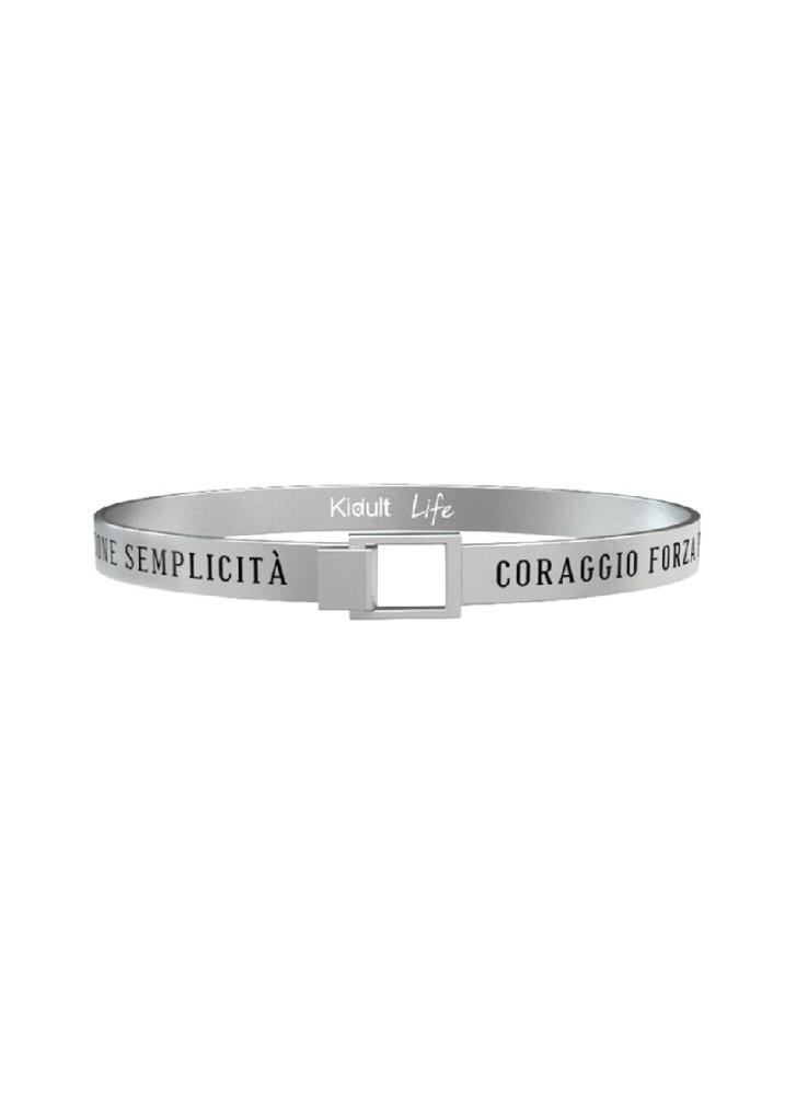 Bracciale Kidult Uomo Coraggio Forza Fratellanza - KIDULT